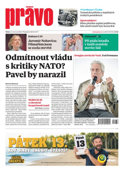 E-magazín Deník Právo - 13.6.2025 - Borgis, a.s.