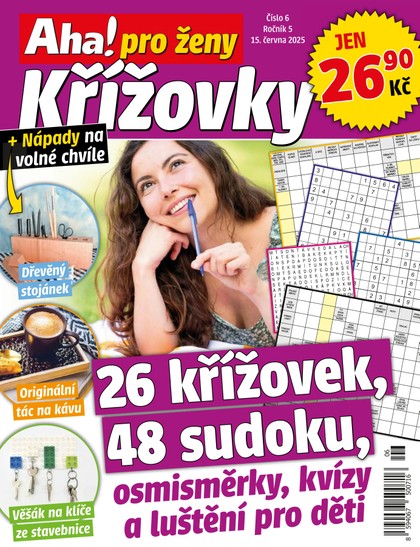 E-magazín Aha! pro ženy křížovky 6/2025 - CZECH NEWS CENTER a. s.