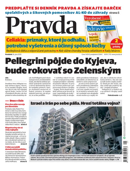 E-magazín Denník Pravda 16. 6. 2025 - OUR MEDIA SR a. s.