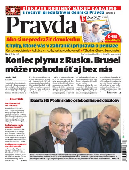 E-magazín Denník Pravda 17. 6. 2025 - OUR MEDIA SR a. s.