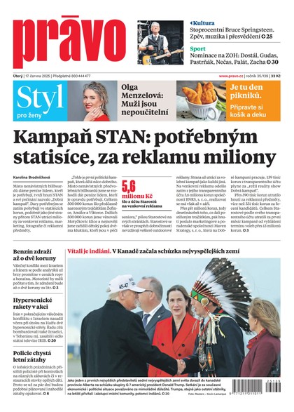 E-magazín Deník Právo - 17.6.2025 - Borgis, a.s.