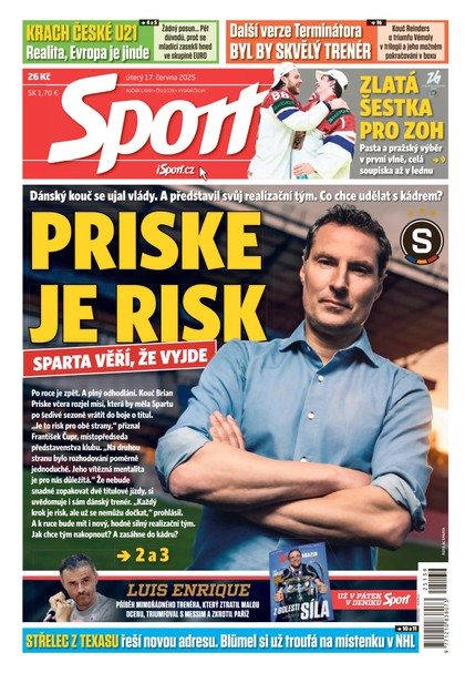 E-magazín Sport - 17.06.2025 - CZECH NEWS CENTER a. s.