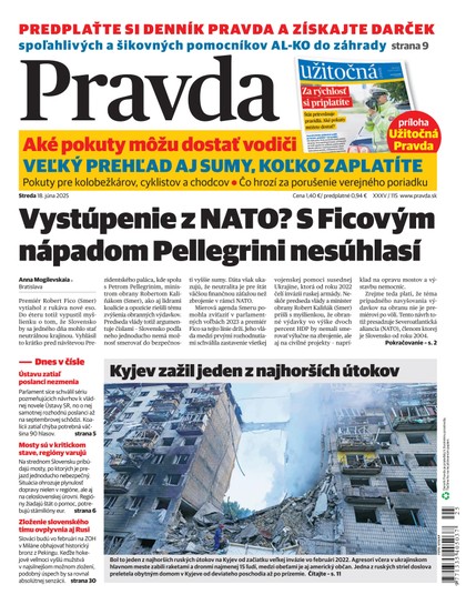 E-magazín Denník Pravda 18. 6. 2025 - OUR MEDIA SR a. s.