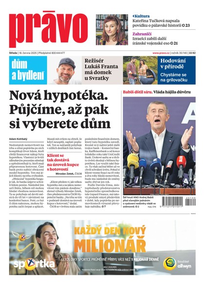 E-magazín Deník Právo - 18.6.2025 - Borgis, a.s.