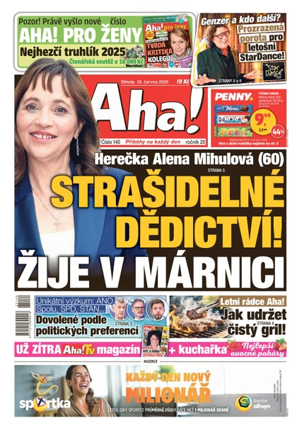 E-magazín AHA! - 18.06.2025 - CZECH NEWS CENTER a. s.