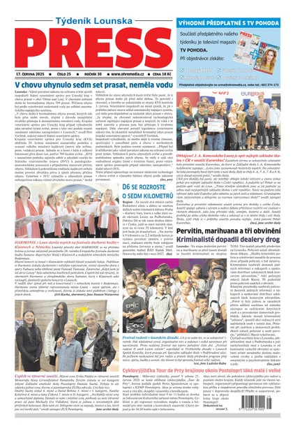E-magazín Lounský Press 25/25 - Ohře Media