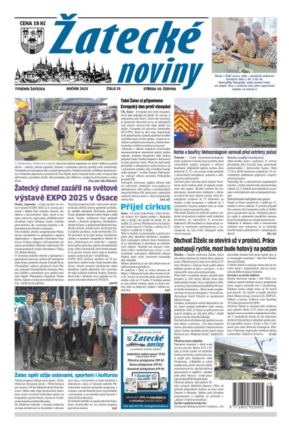 E-magazín Žatecké noviny 25/25 - Ohře Media