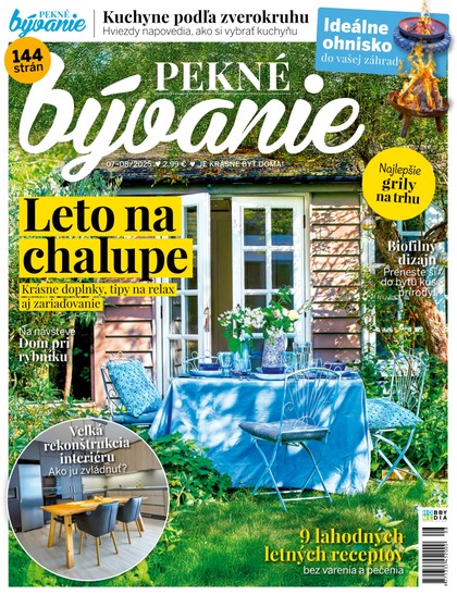 E-magazín Pekné bývanie 2025 07-08 - Hobby Media