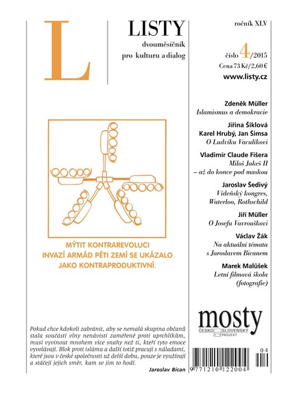 E-magazín Listy 4/2015 - Listy, dvouměsíčník pro kulturu a dialog