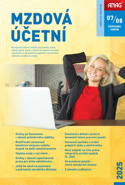 E-magazín Mzdová Účetní 7–8/25 - ANAG, spol. s r.o.