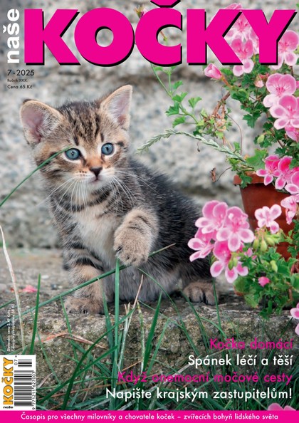 E-magazín Naše kočky, 07-2025 - Nakladatelství Minerva CZ, s. r. o.