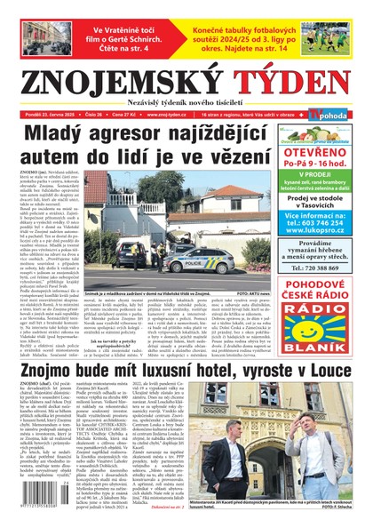 E-magazín Znojemský týden 26/2025 - Znojemský týden