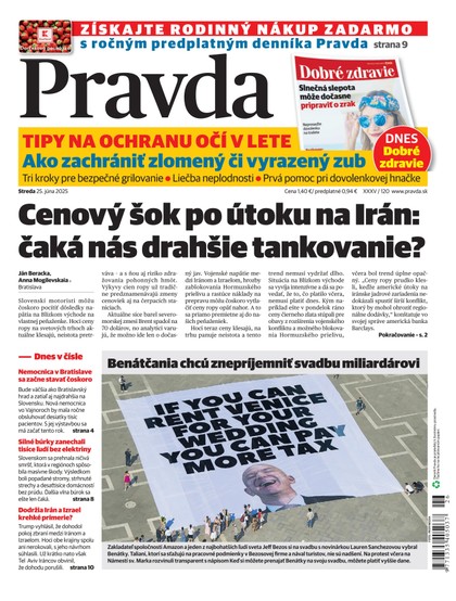 E-magazín Denník Pravda 25. 6. 2025 - OUR MEDIA SR a. s.