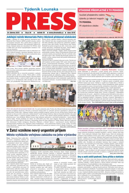 E-magazín Lounský Press 26/25 - Ohře Media