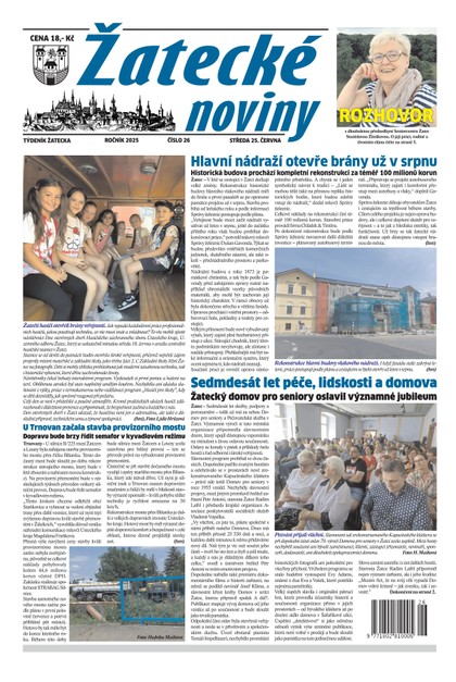 E-magazín Žatecké noviny 26/25 - Ohře Media