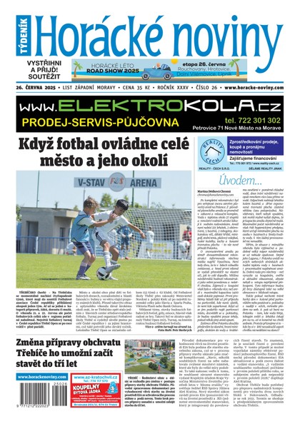 E-magazín Horácké noviny 26/2025 - Horácké noviny