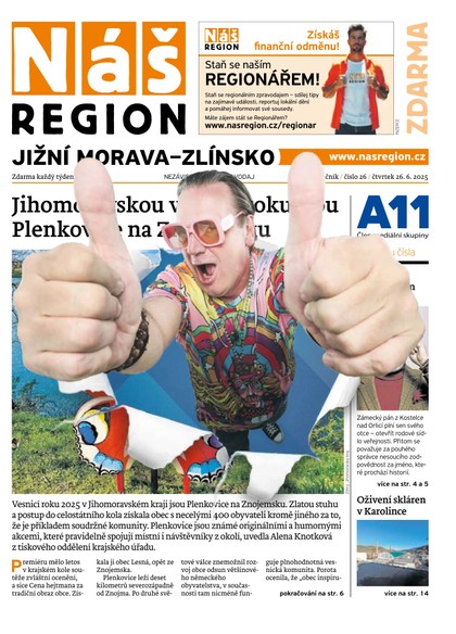 E-magazín Náš Region - Jižní Morava/Zlínsko 26/2025 - A 11 s.r.o.