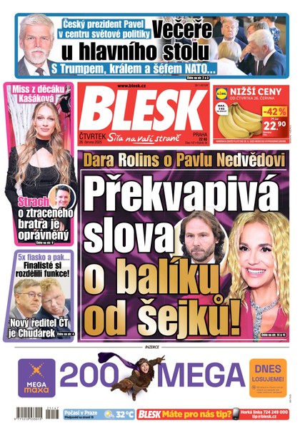 E-magazín Blesk - 26.06.2025 - CZECH NEWS CENTER a. s.