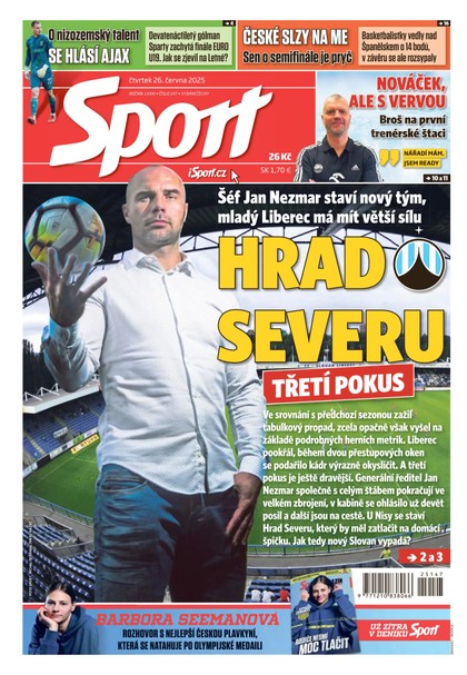 E-magazín Sport - 26.06.2025 - CZECH NEWS CENTER a. s.