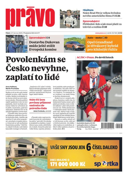 E-magazín Deník Právo - 27.6.2025 - Borgis, a.s.