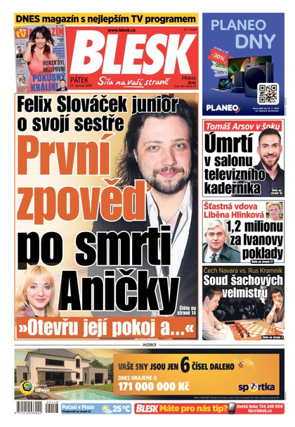 E-magazín Blesk - 27.06.2025 - CZECH NEWS CENTER a. s.