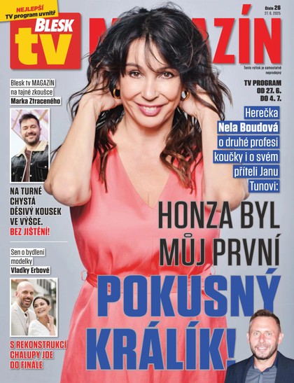 E-magazín Blesk Tv magazín - 27.06.2025 - CZECH NEWS CENTER a. s.