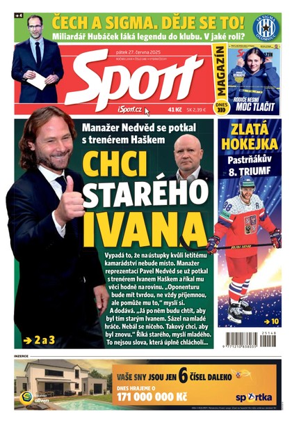 E-magazín Sport - 27.06.2025 - CZECH NEWS CENTER a. s.
