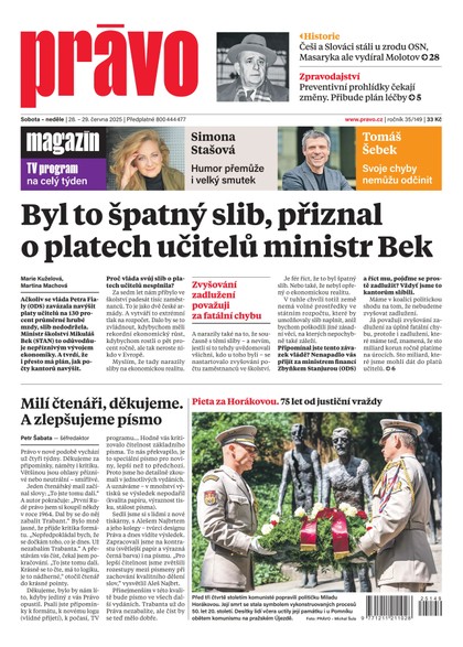 E-magazín Deník Právo - 28.6.2025 - Borgis, a.s.