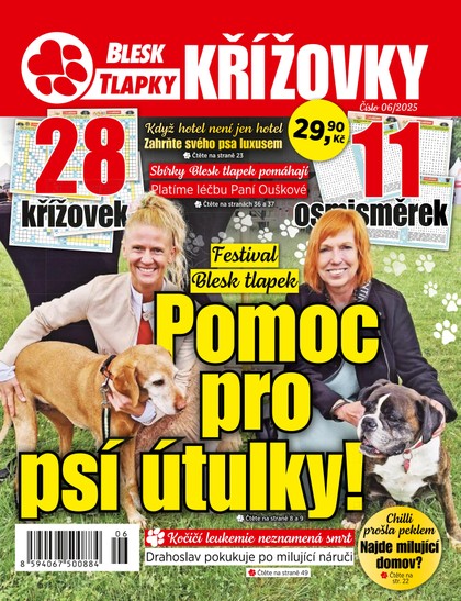 E-magazín Blesk Tlapky Křížovky 6/2025 - CZECH NEWS CENTER a. s.