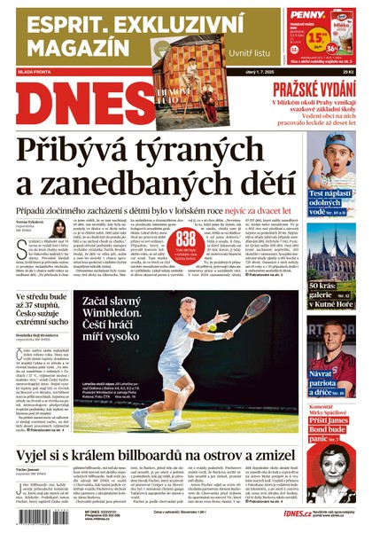 E-magazín MF DNES - 01.07.2025 - MAFRA, a.s.