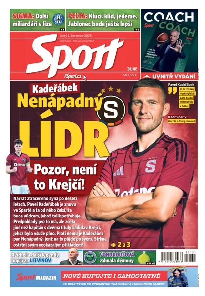 E-magazín Sport - 01.07.2025 - CZECH NEWS CENTER a. s.