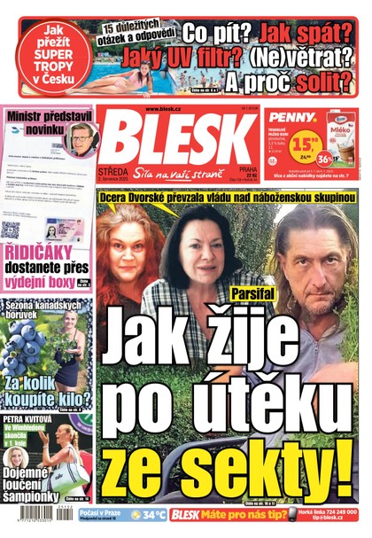 E-magazín Blesk - 02.07.2025 - CZECH NEWS CENTER a. s.