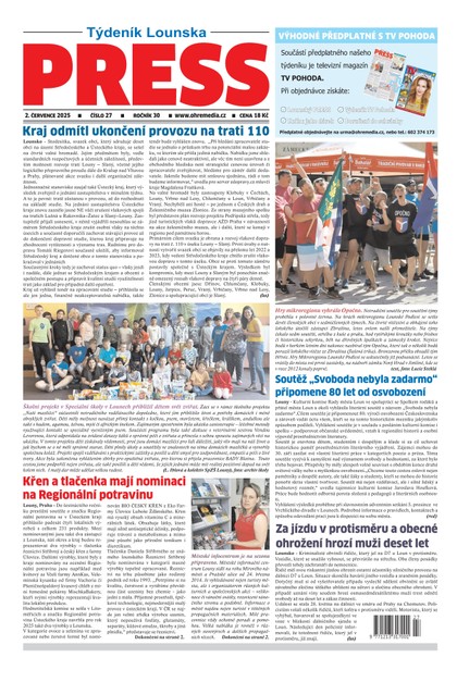E-magazín Lounský Press 27/25 - Ohře Media
