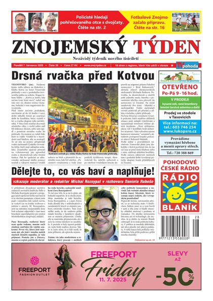E-magazín Znojemský týden 28/2025 - Znojemský týden