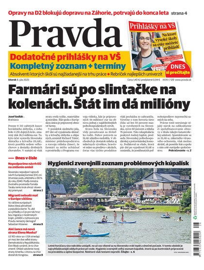 E-magazín Denník Pravda 8. 7. 2025 - OUR MEDIA SR a. s.