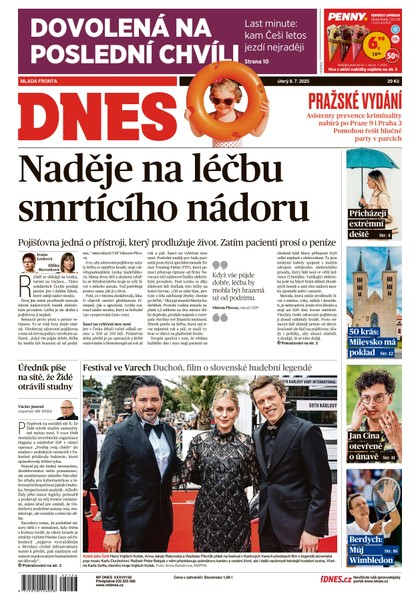 E-magazín MF DNES - 08.07.2025 - MAFRA, a.s.