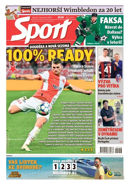E-magazín Sport - 08.07.2025 - CZECH NEWS CENTER a. s.