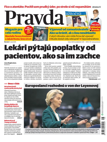E-magazín Denník Pravda 10. 7. 2025 - OUR MEDIA SR a. s.