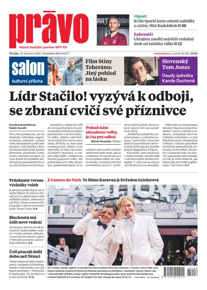 E-magazín Deník Právo - 10.7.2025 - Borgis, a.s.