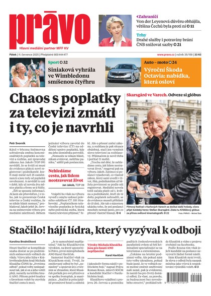 E-magazín Deník Právo - 11.7.2025 - Borgis, a.s.