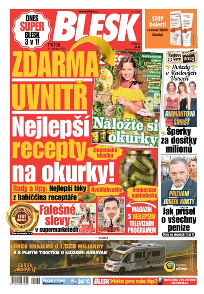 E-magazín Blesk - 11.07.2025 - CZECH NEWS CENTER a. s.