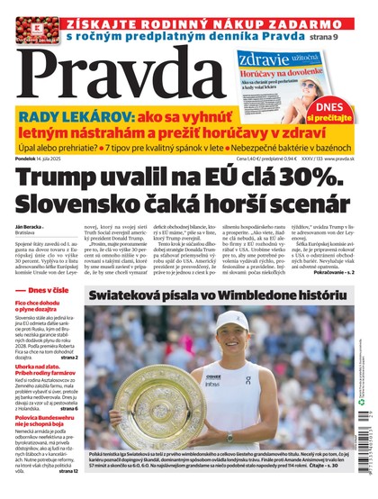 E-magazín Denník Pravda 14. 7. 2025 - OUR MEDIA SR a. s.