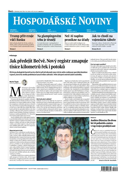 E-magazín HN 135 - 15.7.2025 - Economia, a.s.