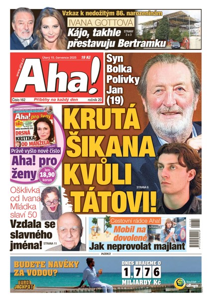 E-magazín AHA! - 15.07.2025 - CZECH NEWS CENTER a. s.