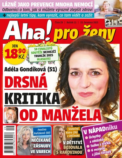 E-magazín AHA! PRO ŽENY - 29/2025 - CZECH NEWS CENTER a. s.