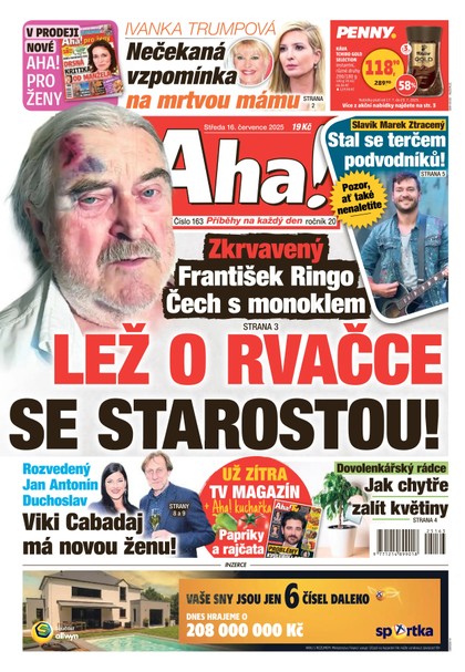E-magazín AHA! - 16.07.2025 - CZECH NEWS CENTER a. s.