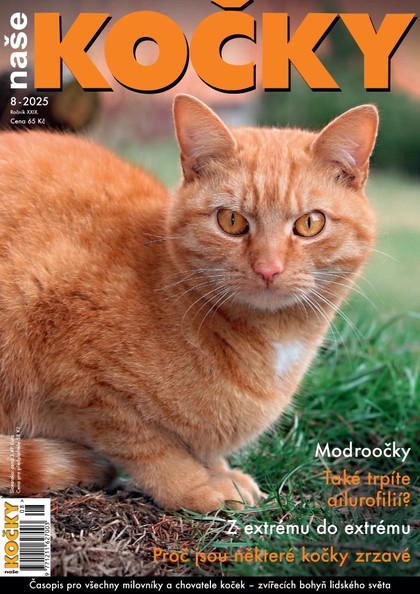 E-magazín Naše kočky, 08-2025 - Nakladatelství Minerva CZ, s. r. o.