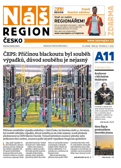 E-magazín Náš Region - Česko 29/2025 - A 11 s.r.o.
