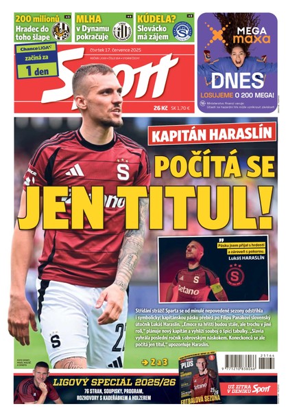 E-magazín Sport - 17.07.2025 - CZECH NEWS CENTER a. s.