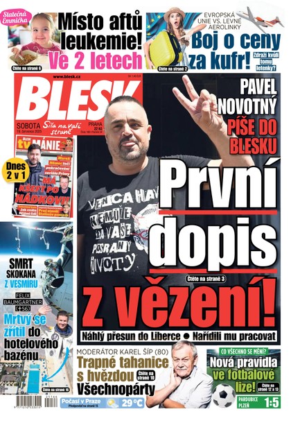 E-magazín Blesk - 19.07.2025 - CZECH NEWS CENTER a. s.